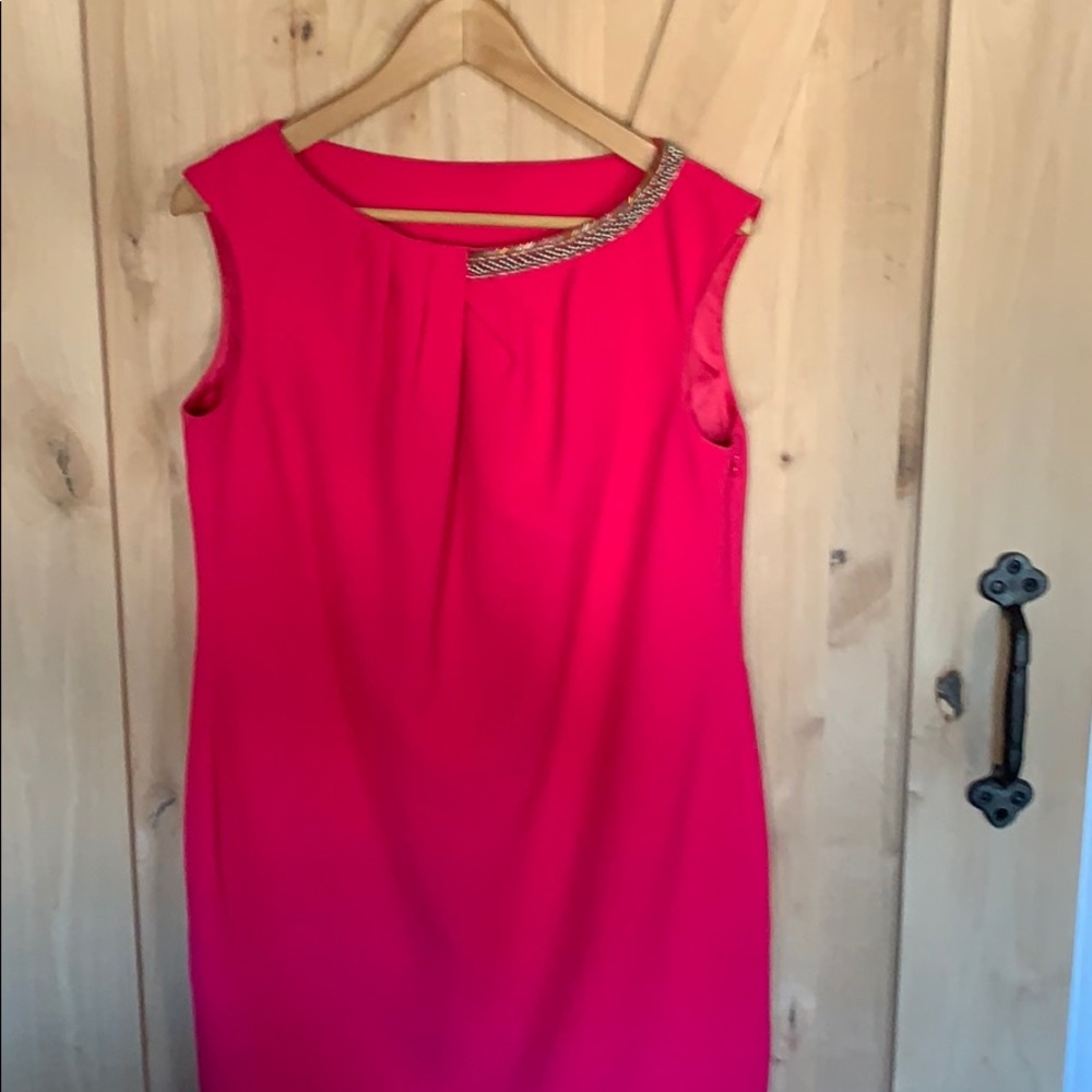 Custom made fuchsia shift dress